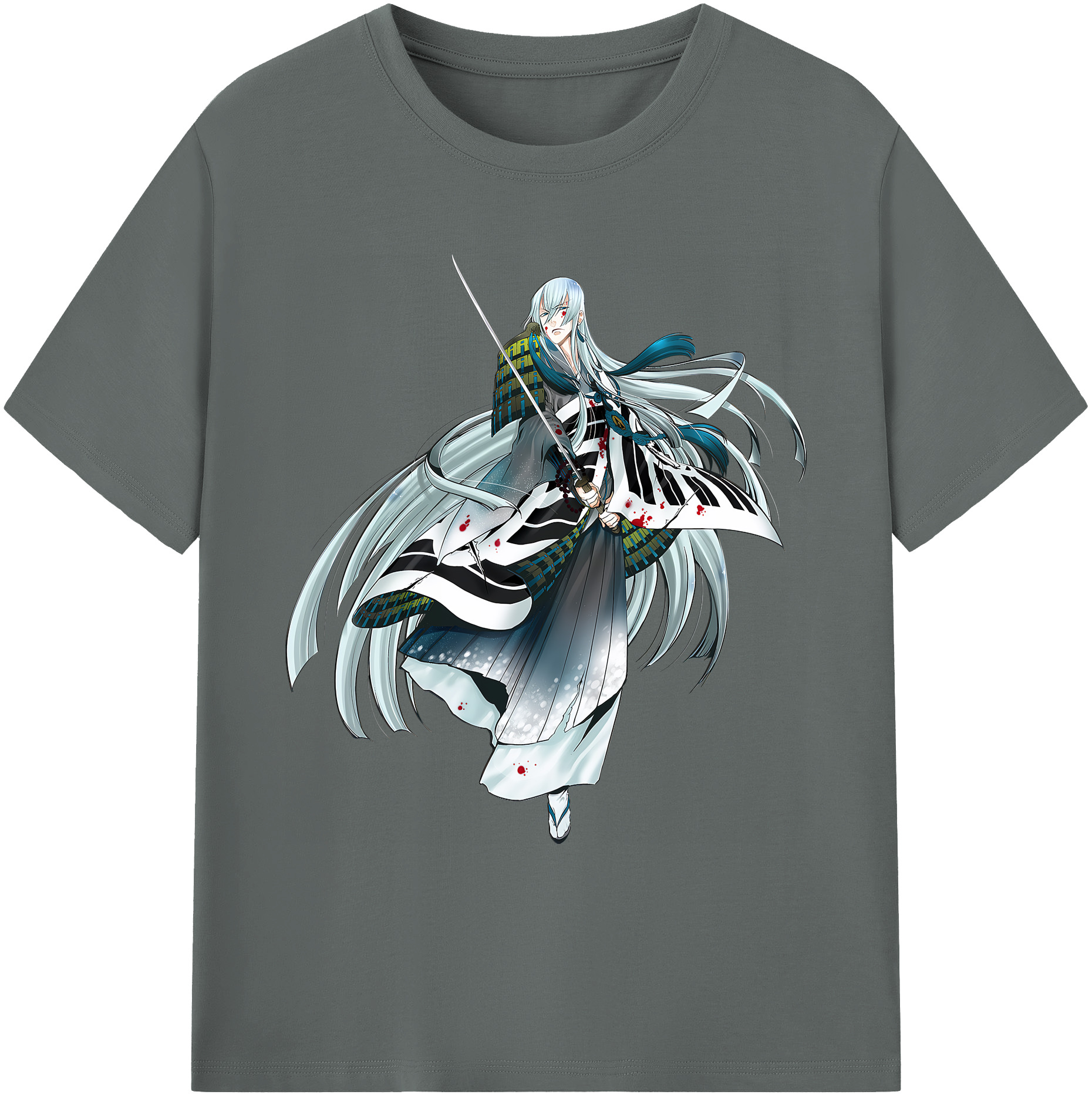 （画像用） 刀剣乱舞 Touken Ranbu 綿100％ メンズ半袖Tシャツ｜肌触りやわらか＆通気性